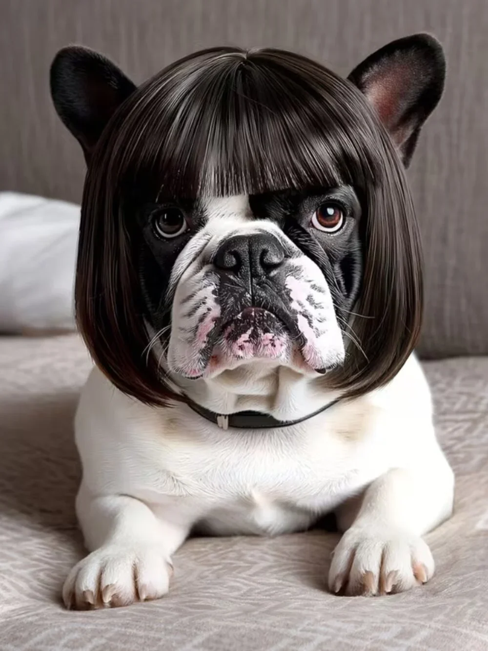 Pet Wig Costume Dog Cat Adjustable Halloween Dress Up S, M or L NEW